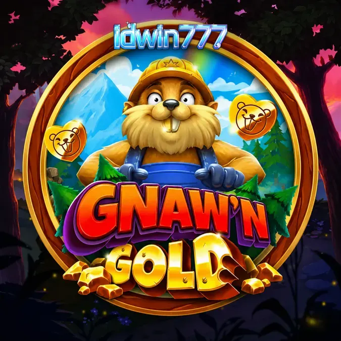 Tampilan visual karakter Barry Beaver dalam permainan slot Gnaw’n Gold